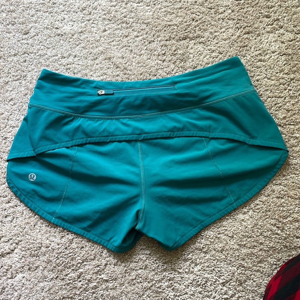 Blue lululemon shorts